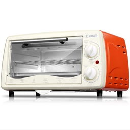 東菱dl k12 家用迷你電烤箱 12l橙色電烤箱產(chǎn)品圖片3
